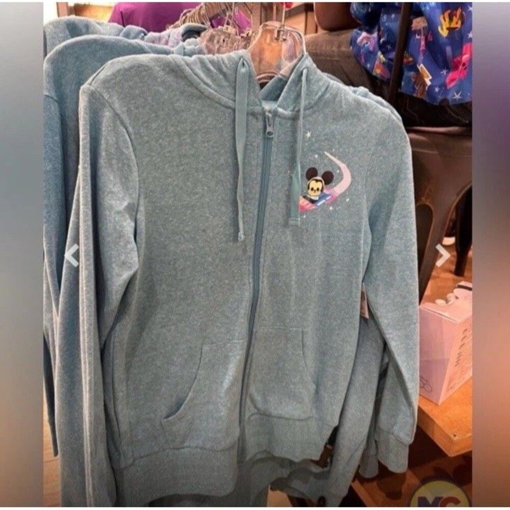 Disney Joey Chou Zip Up Hooded Sweatshirt Size M